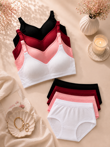 Pack of 4 Lingerie Set