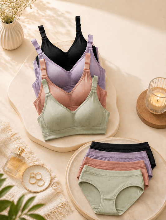 Pack of 4 Lingerie Set