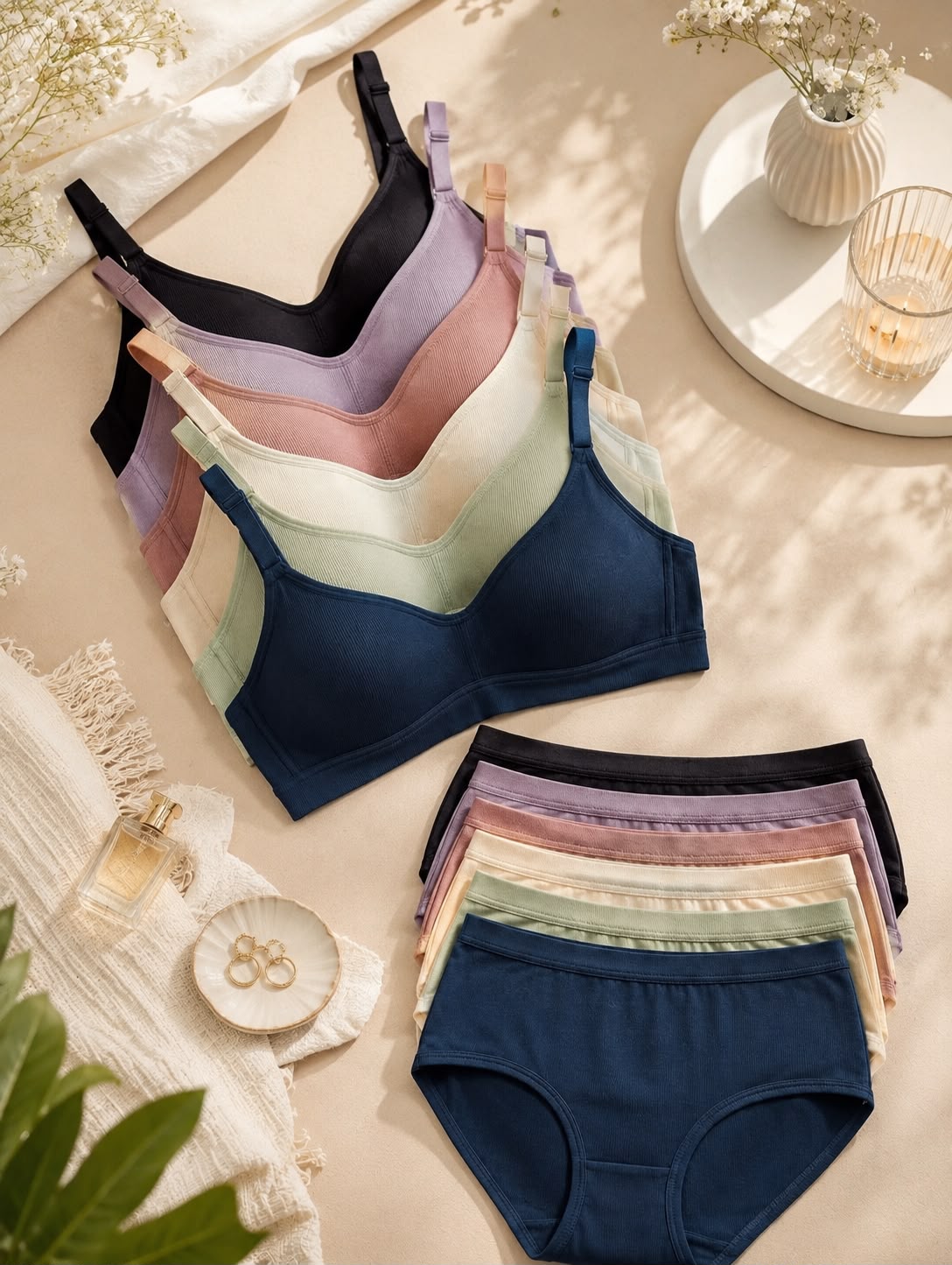 Daily wear | Pack of 6 Lingerie Set | Comfortable Fabric
